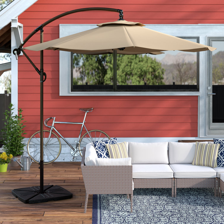 Alcott Hill® Karr 120'' Cantilever Umbrella & Reviews Wayfair Canada